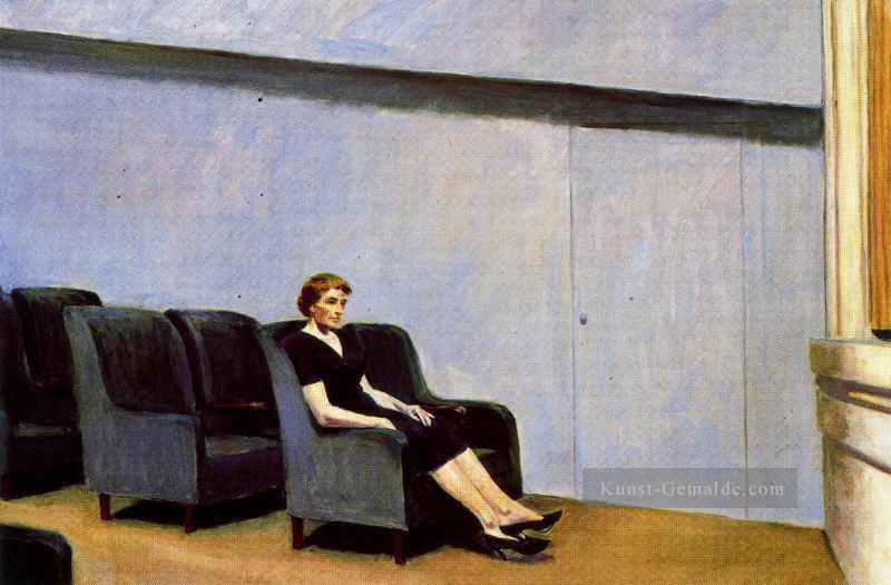 Pause auch bekannt als Intermedio Edward Hopper Ölgemälde